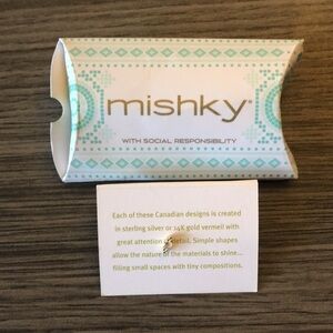 MISHKY Crystal Gold Plated Single Stud Earring Clear Stone Gem Second Piercing